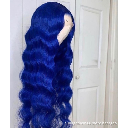 Sunlight Brazilian raw unprocessed virgin hair Wigs Pre Plucked Hair Line with Baby Hair 13*4HD Lace Frontal wigs